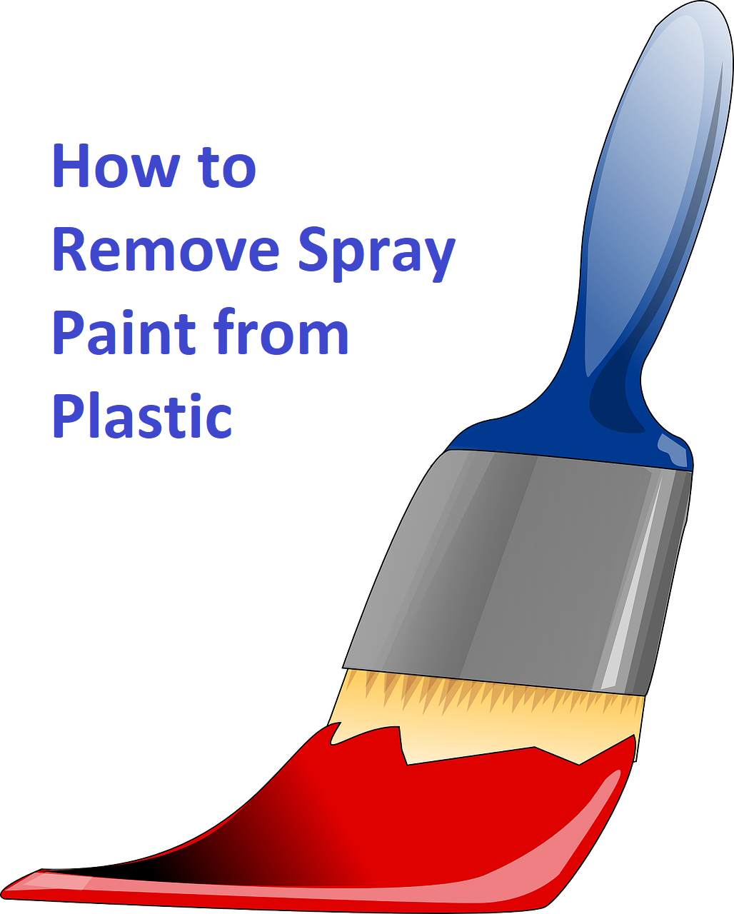 How to Remove Spray Paint from Plastic