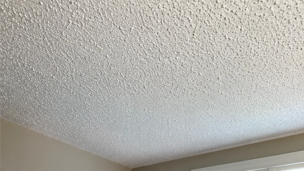 Orange peel ceiling texture