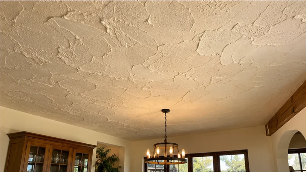 Skip trowel ceiling texture
