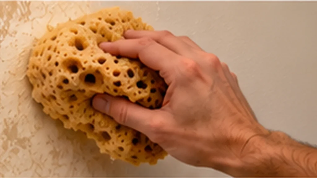 Sponge paint wall texture