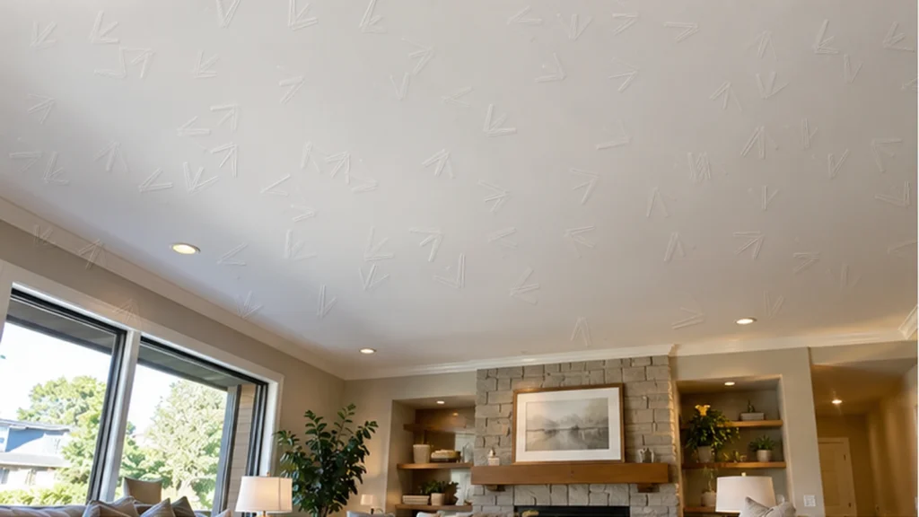 Crow's foot ceiling texture