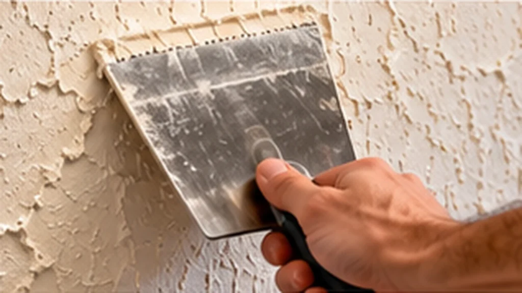 Knockdown texture application