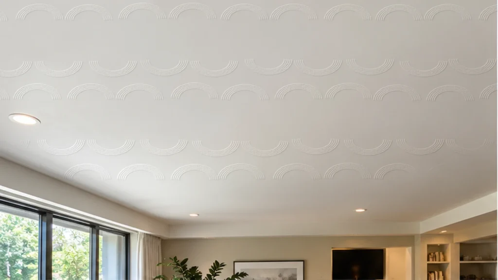 Swirl ceiling texture