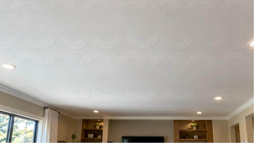 Comb ceiling texture