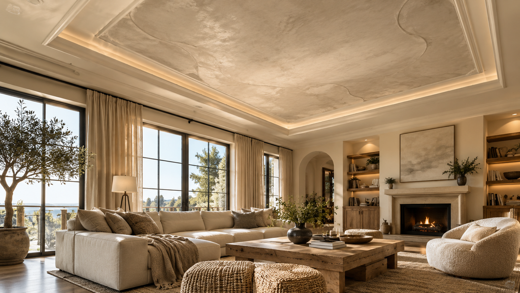 Modern ceiling texture trends